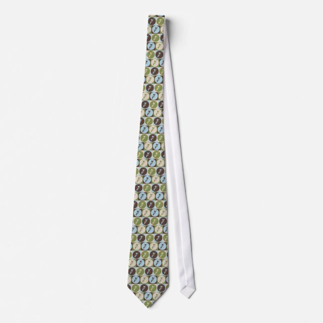 Pop Art Trombone Tie (Front)