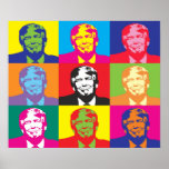 Pop Art Trump Poster<br><div class="desc">Pop Art Trump Your walls are a reflection of your personality, so let them speak with your favorite quotes, art, or designs printed on our custom posters! Choose from up to 5 unique, high quality paper types to meet your creative or business needs. All are great options that feature a...</div>