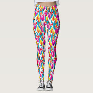 Pop Art Tulips Leggings