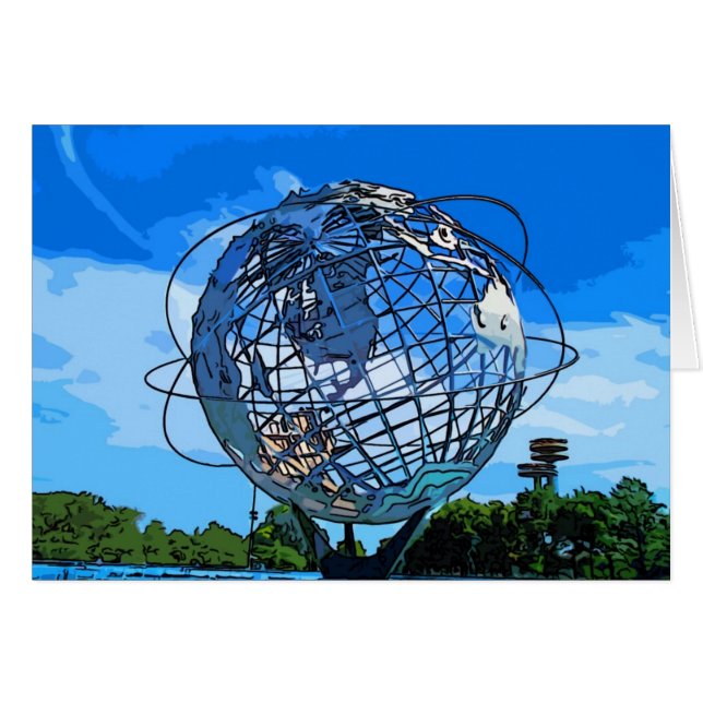 Pop Art Unisphere (Front Horizontal)