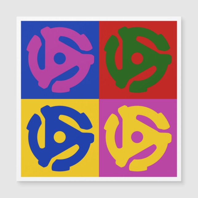 Pop Art Vinyl Record 45 RPM Insert (Front)