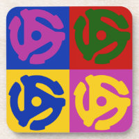 Pop Art Vinyl Record 45 RPM Insert
