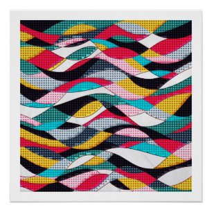 Pop Art Wave Poster
