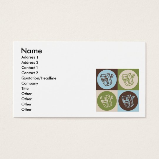 Pop Art Welding Business Card