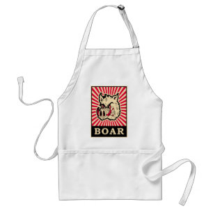 Pop Art Wild Boar Standard Apron