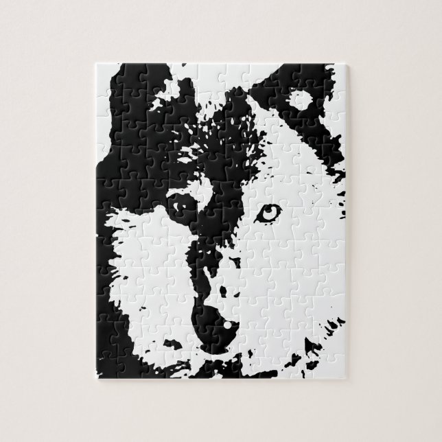 Pop Art Wolf Jigsaw Puzzle (Vertical)