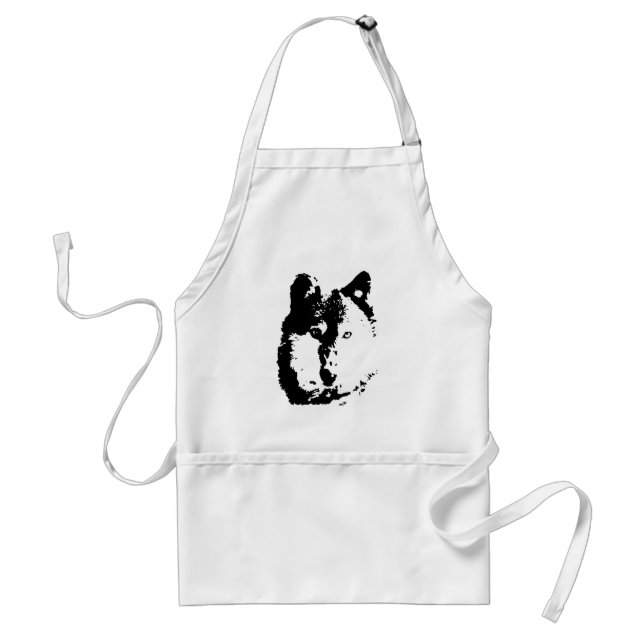 Pop Art Wolf Standard Apron (Front)