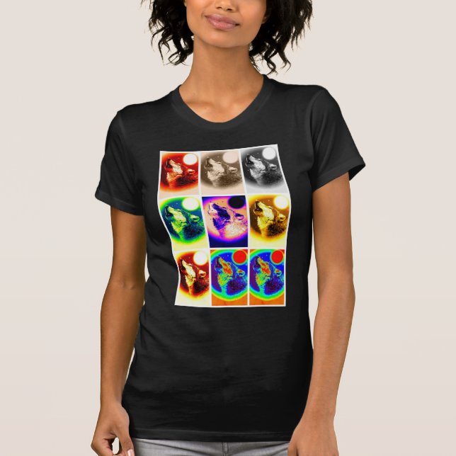 Pop Art Wolf T-Shirt (Front)