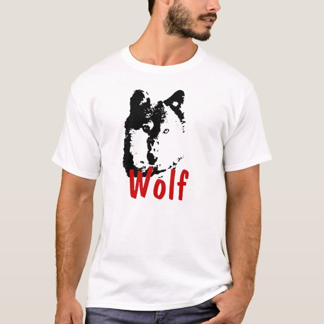 Pop Art Wolf T-shirt (Front)