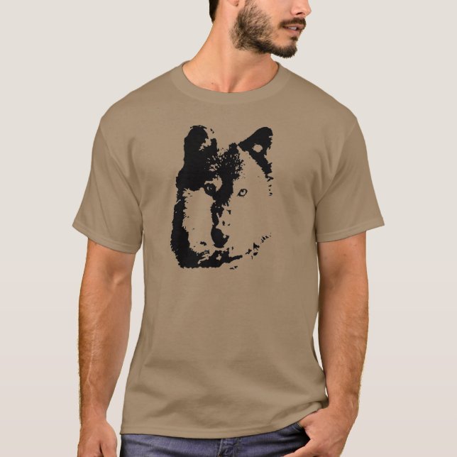 Pop Art Wolf T-Shirt (Front)
