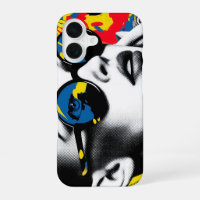 Pop art woman with sunglasses