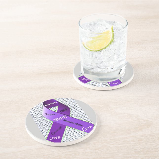 Pop Art Words of Hope Coaster (Side)