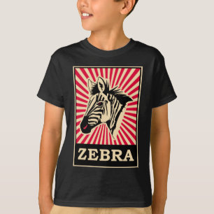 Pop Art Zebra T-Shirt