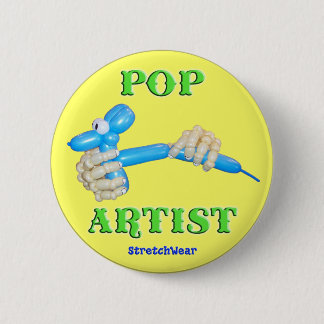 Pop Artist Balloon Dog 6 Cm Round Badge