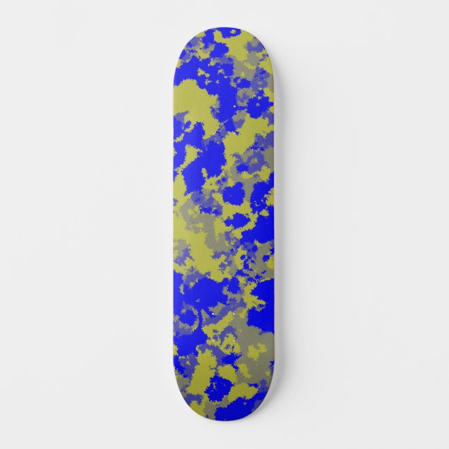 Pop Camo Art Skateboard (Front)