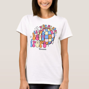 Pop Candy Crush Retro Happy New Year Party T-Shirt