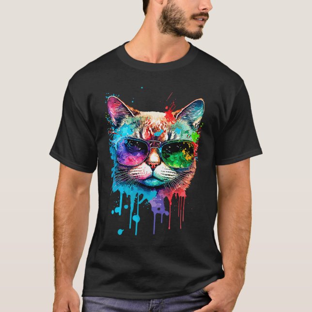 Pop Cat  1 T-Shirt (Front)