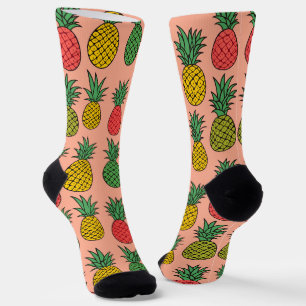 Pop Colour Pineapple  Socks