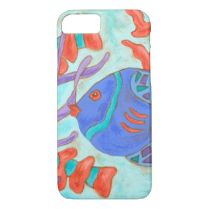 Pop-Coloured Fish iPhone 8/7 Case