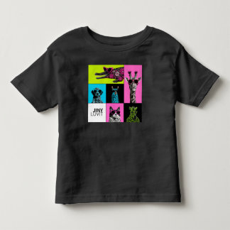 Pop Crew Colourful Animal Toddler T-shirt