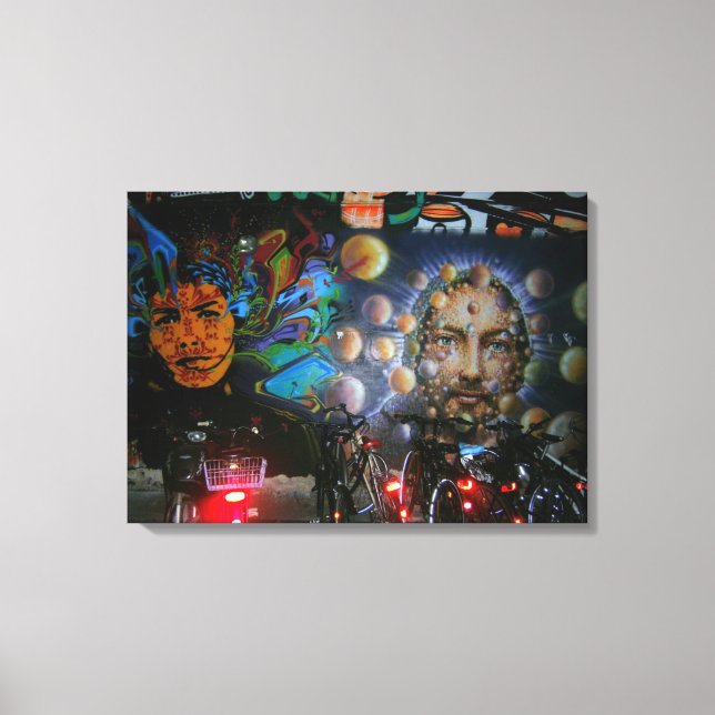 Pop Culture Graffiti Street art, real world art Canvas Print (Front)