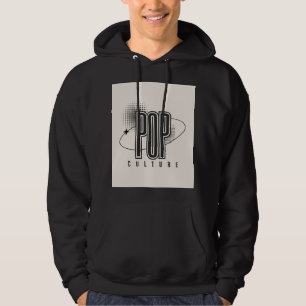 Pop Culture Graphic Hoodie   Retro Aesthetic 