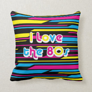 Pop Culture Retro I love the 80s Cushion