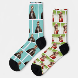 Pop Culture Signable Add Photo Personalised Custom Socks
