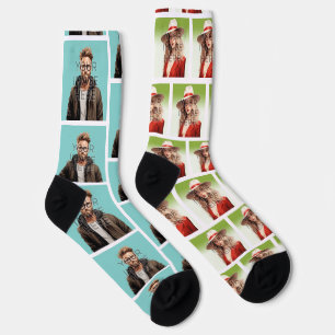 Pop Culture Signable Add Photo Personalised Custom Socks