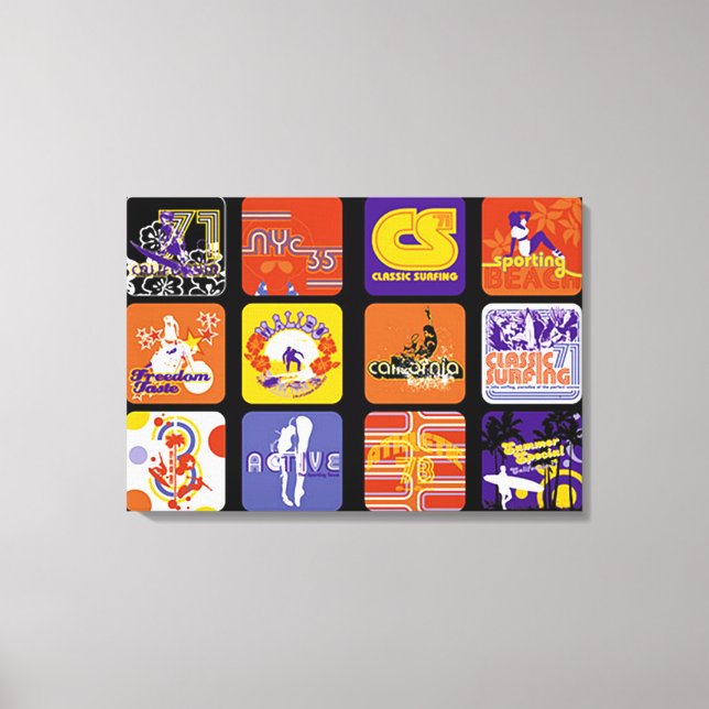 Pop Culture Sports Movement Canvas Print (Front)