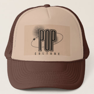 POP CULTURE Trucker Hat | Retro Aesthetic Cap | 