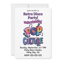 Pop Culture Understanding Pop Culture Disco Party