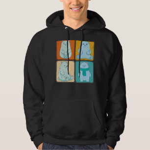 Pop Cute Arctic Animal Polar Bear Hoodie