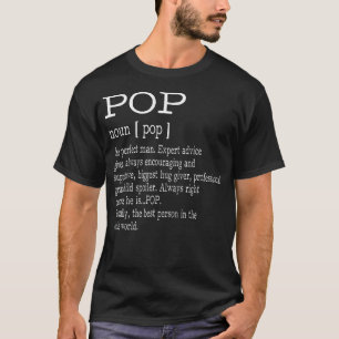 Pop Definition Grandpa Father'S Day Gifts - Men T-Shirt