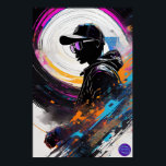 POP DJ ART POSTER<br><div class="desc">DJ IN NEON POP ART.</div>