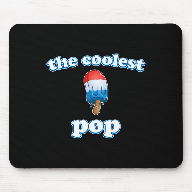 Pop Ever Fathers Day Popsicle Top For Dad Rocket 4 Mouse Mat (Front)