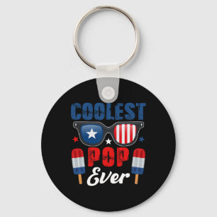Pop Ever Sungles Ice Creams As American Flag Key Ring