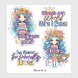 Pop-Fantasy Carnival Custom-Cut Vinyl Sticker