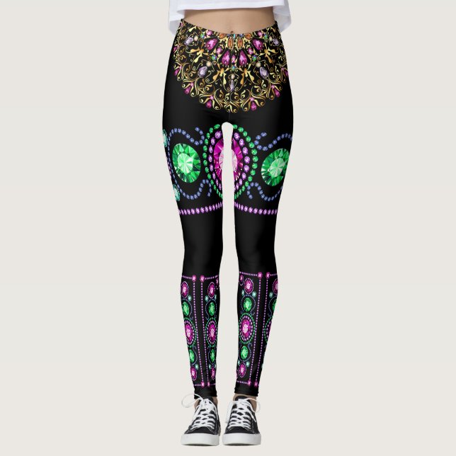 Pop Fashion Bling Me Up Leggings (Front)