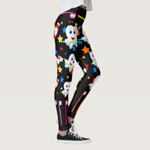 Pop Fashion Nurse Dental Leggings