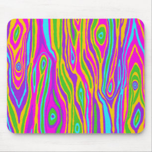 Pop Faux Bois Mouse Mat