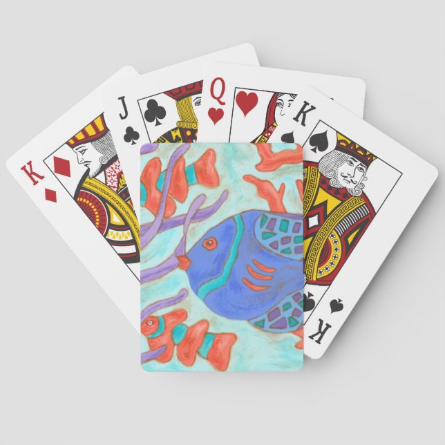 Pop Fish Playing Cards (Back)