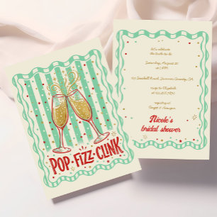 Pop Fizz Clink Bridal Shower Invitation