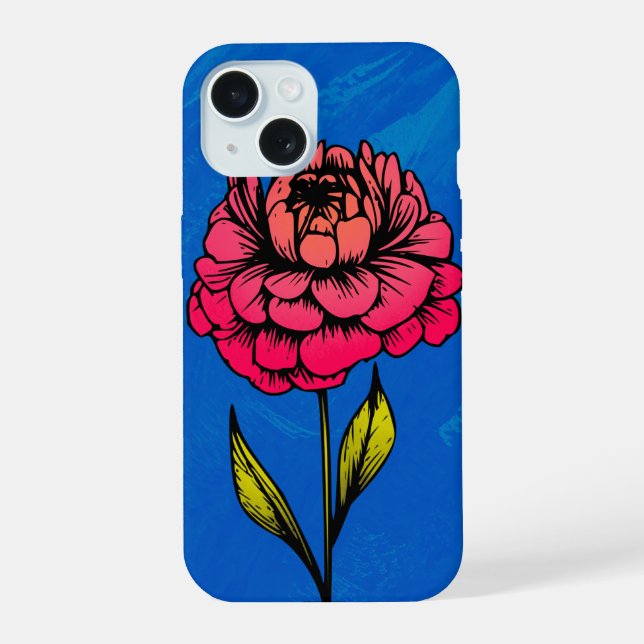 Pop Flower Phone Case (Back)