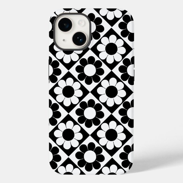 Pop Flower Power Squares Case-Mate iPhone Case (Back)