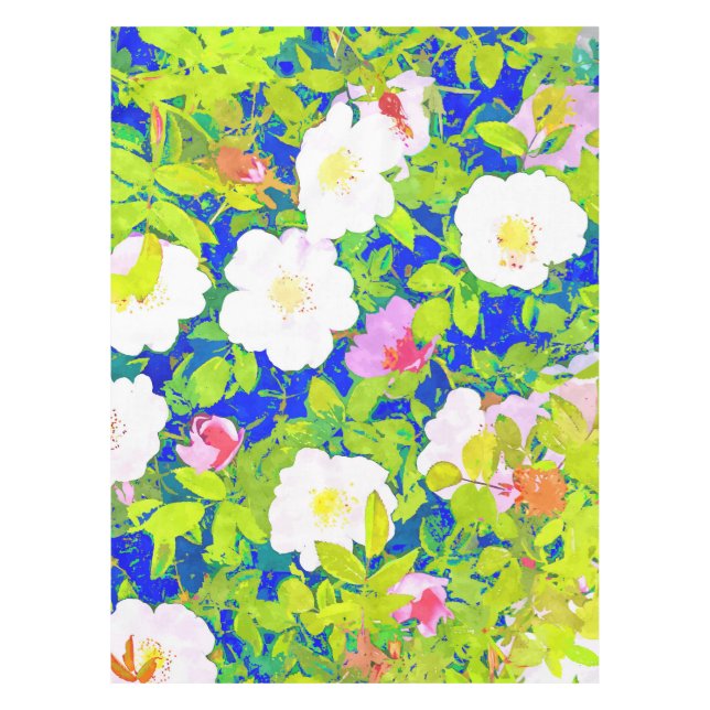 Pop Flowers Tablecloth (Front)