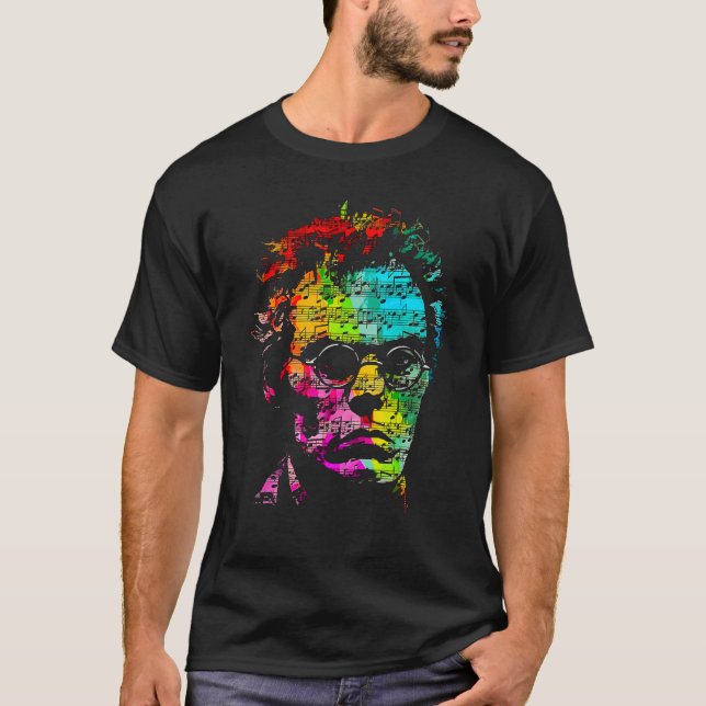 Pop Franz Schubert Music Composer Pianist 1 T-Shirt (Front)
