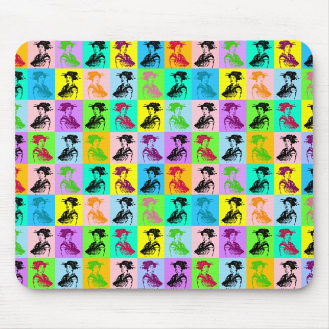 Pop Geishas Mouse Mat (Front)