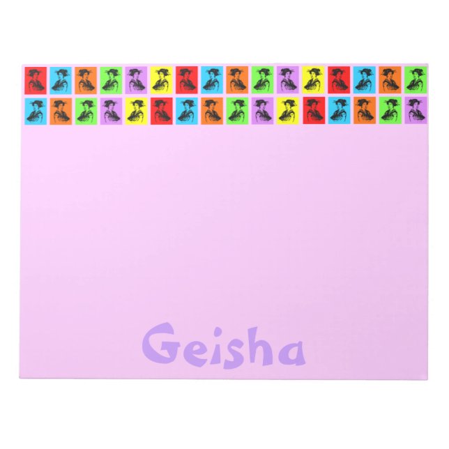 Pop Geishas Notepad (Front)