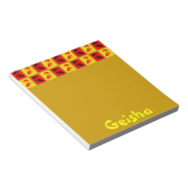 Pop Geishas Notepad (Angled)